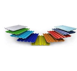 Telhas com Pintura Eletrostática